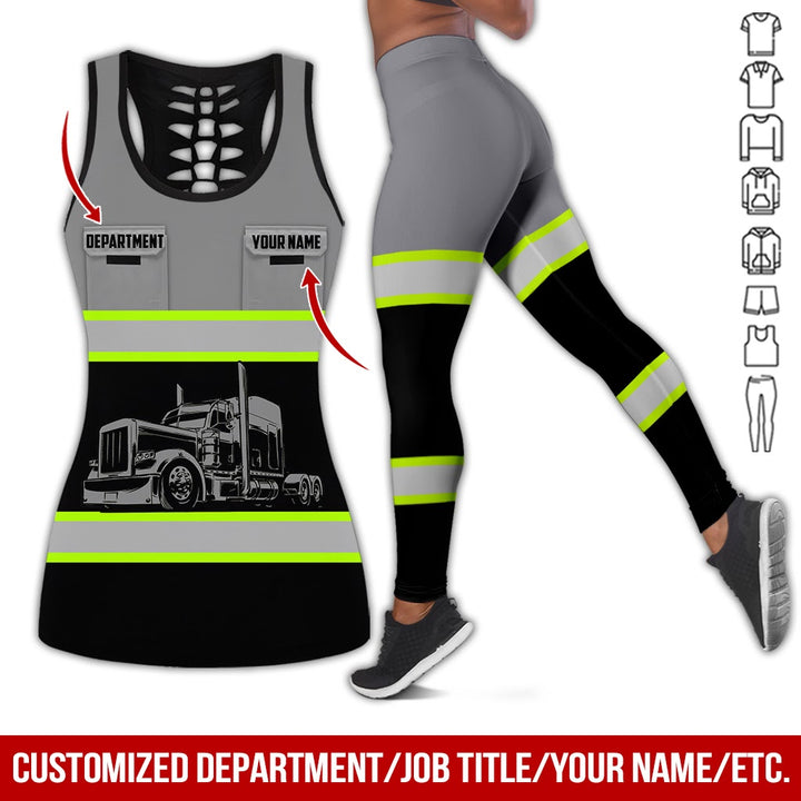 Pocket - Personalized Name And Color Semi Truck Uniform All Over Printed Clothes CN150