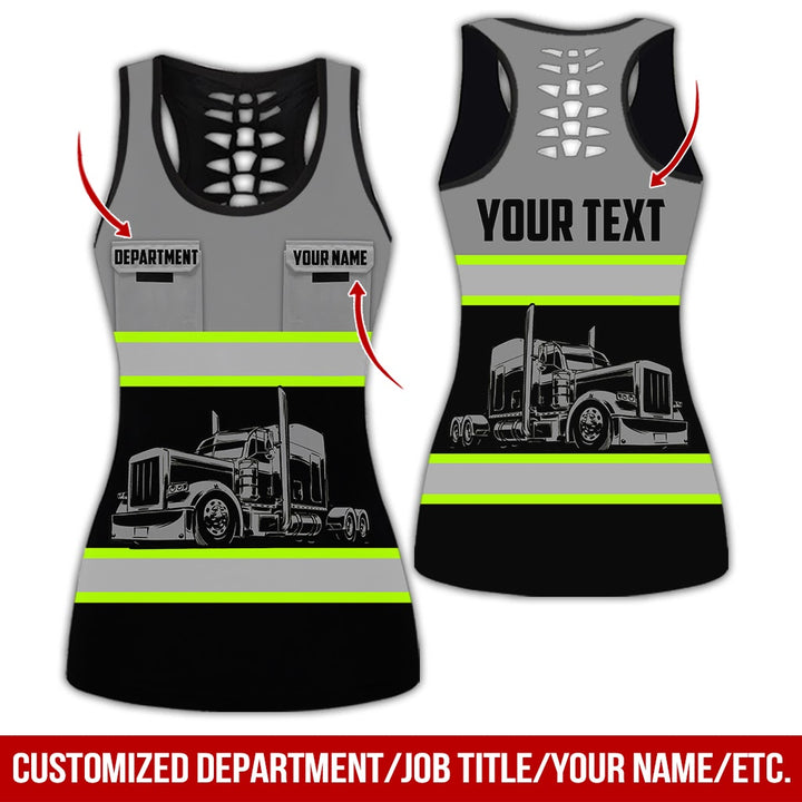 Pocket - Personalized Name And Color Semi Truck Uniform All Over Printed Clothes CN150
