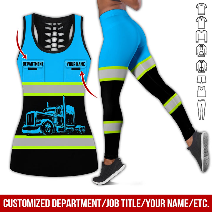 Pocket - Personalized Name And Color Semi Truck Uniform All Over Printed Clothes CN150
