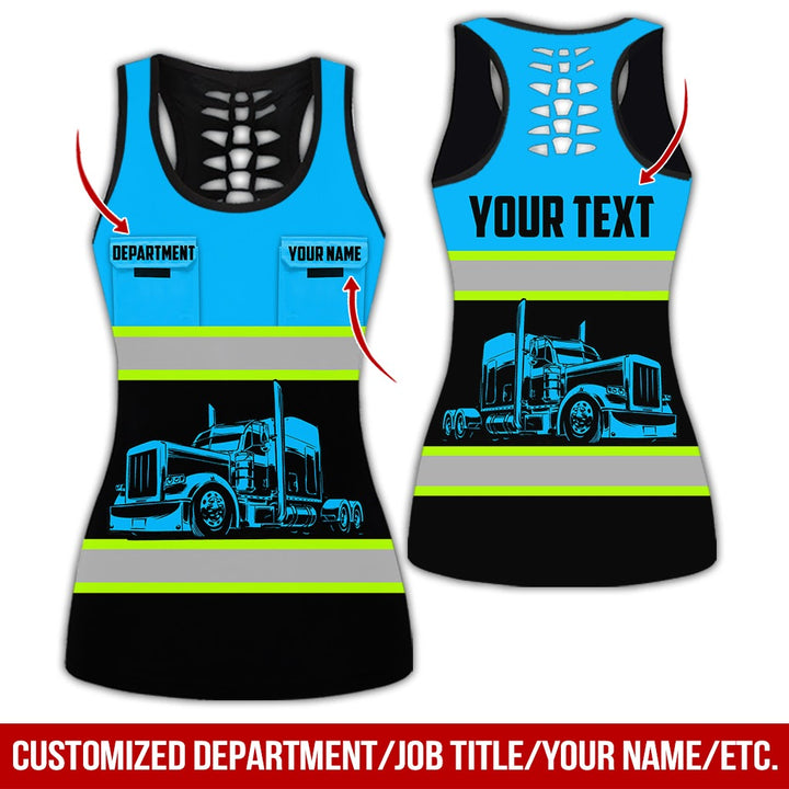 Pocket - Personalized Name And Color Semi Truck Uniform All Over Printed Clothes CN150