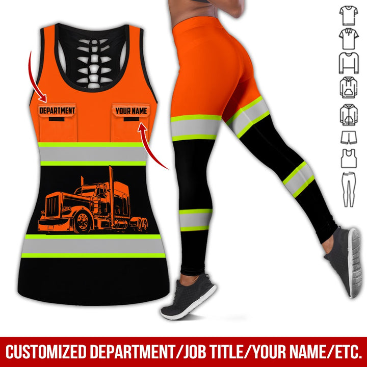 Pocket - Personalized Name And Color Semi Truck Uniform All Over Printed Clothes CN150