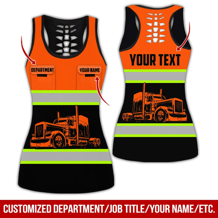 Pocket - Personalized Name And Color Semi Truck Uniform All Over Printed Clothes CN150