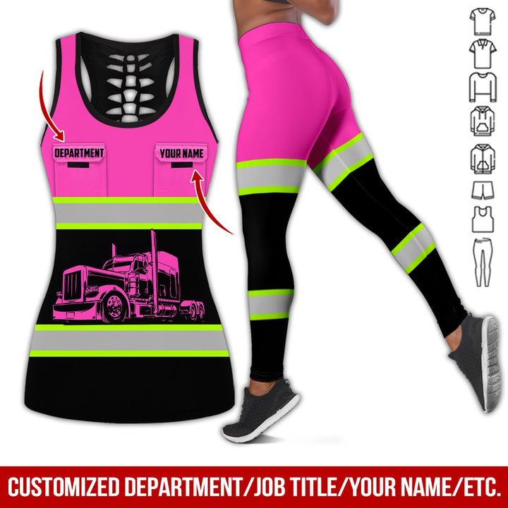 Pocket - Personalized Name And Color Semi Truck Uniform All Over Printed Clothes CN150