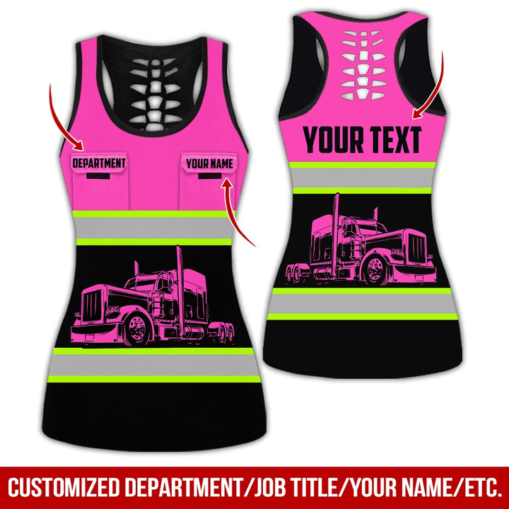 Pocket - Personalized Name And Color Semi Truck Uniform All Over Printed Clothes CN150
