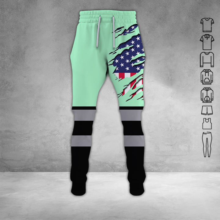 Custom Workwear Style 3D All Over Printed Clothes DV898