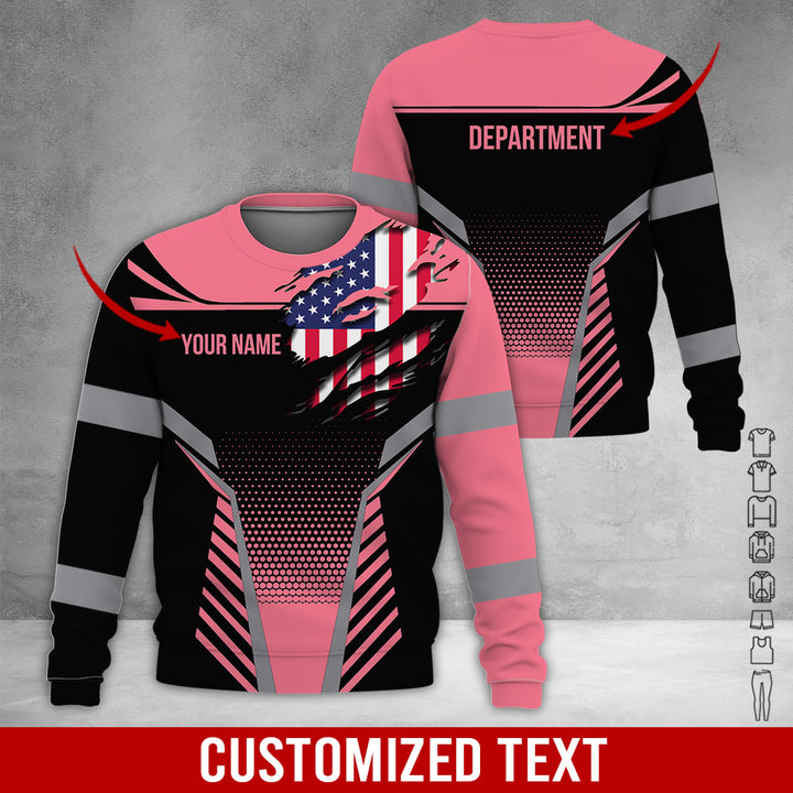 Custom Workwear Style 3D All Over Printed Clothes DV898