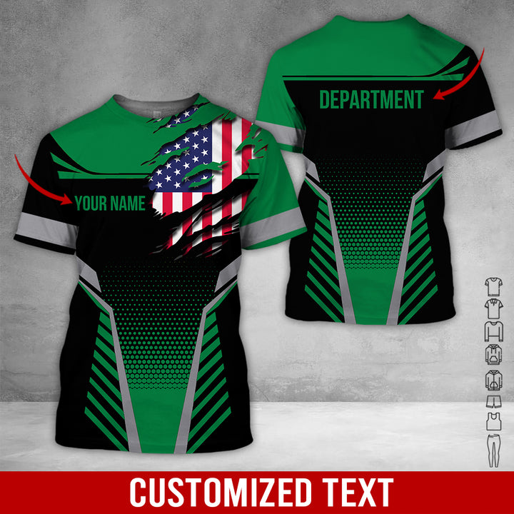 Custom Workwear Style 3D All Over Printed Clothes DV898