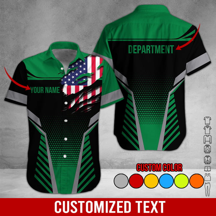 Custom Workwear Style 3D All Over Printed Clothes DV898