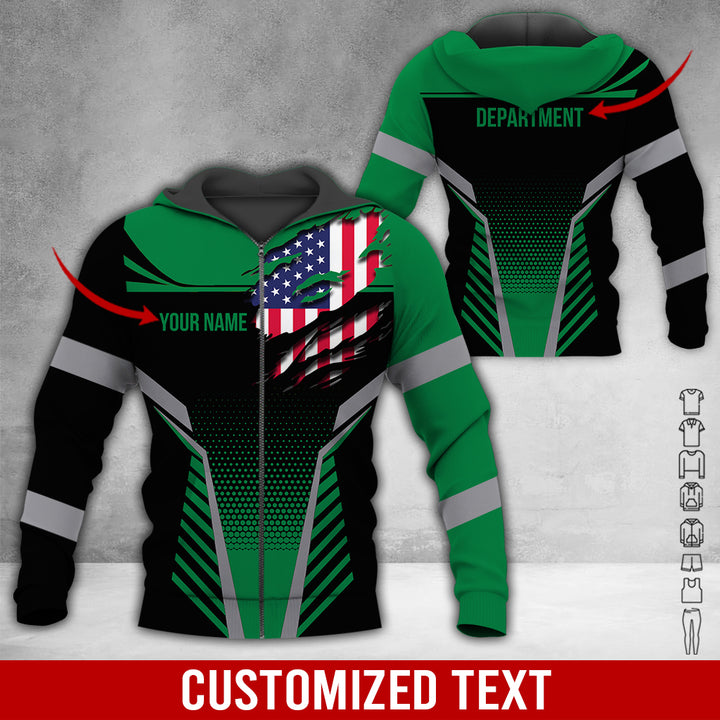 Custom Workwear Style 3D All Over Printed Clothes DV898