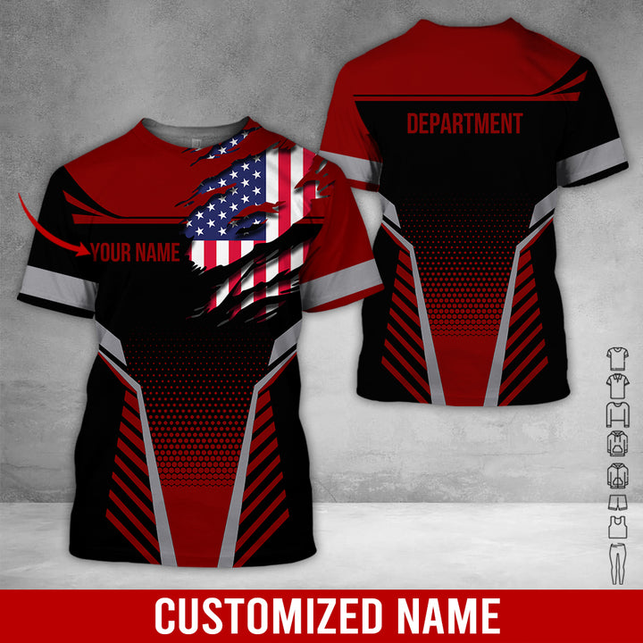 Custom Workwear Style 3D All Over Printed Clothes DV898