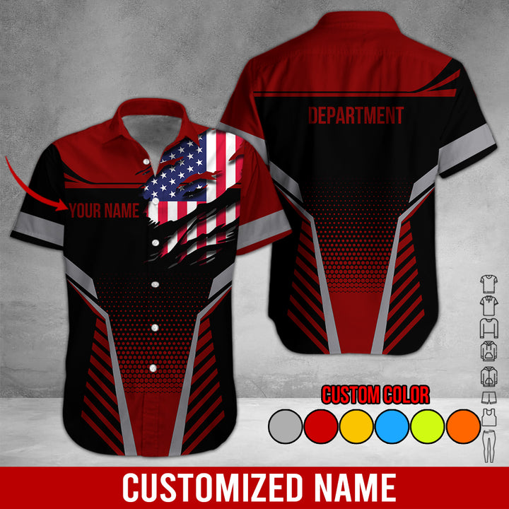 Custom Workwear Style 3D All Over Printed Clothes DV898