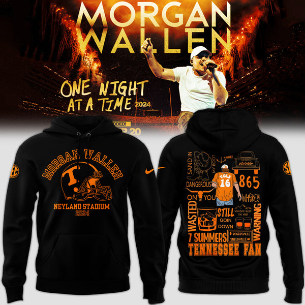 Limited Edition Tennessee Football x Morgan Wallen Orange Hoodie