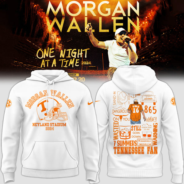 Limited Edition Tennessee Football x Morgan Wallen Orange Hoodie