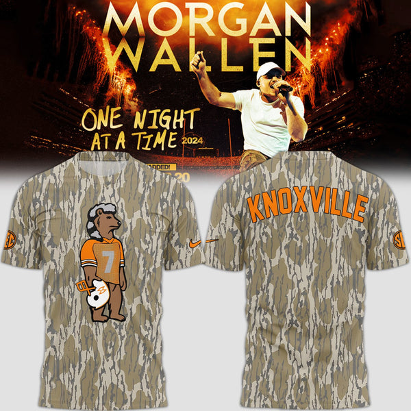 Special New Tennessee Football x Morgan Wallen Camo Tshirt