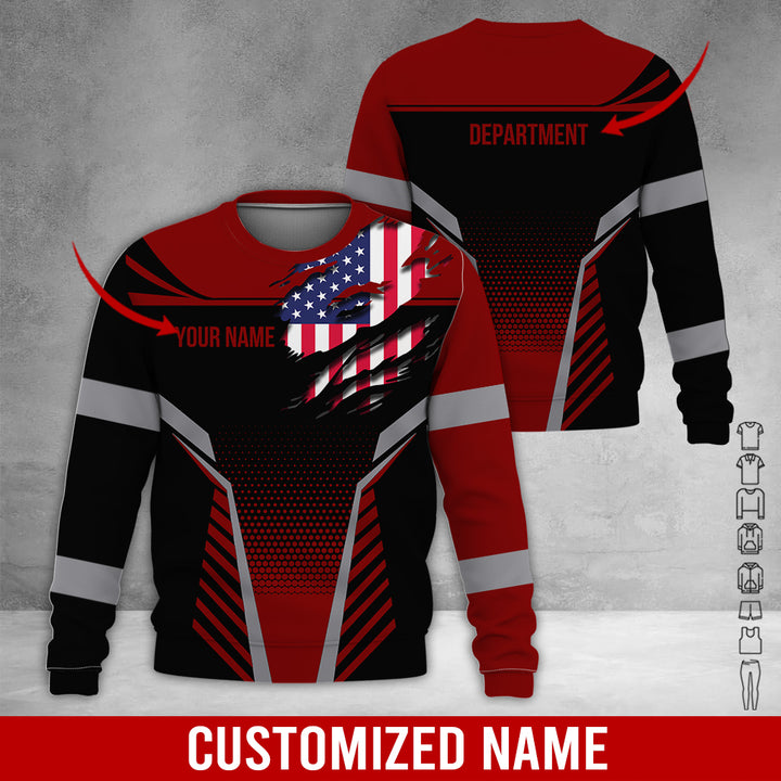 Custom Workwear Style 3D All Over Printed Clothes DV898