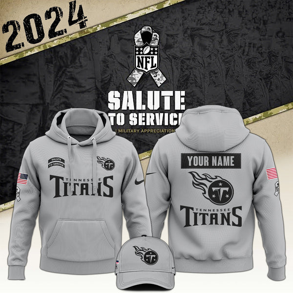 Tennessee Titans Arctic Camo 2024 Salute to Service Club Hoodie 2024 Limited Edition