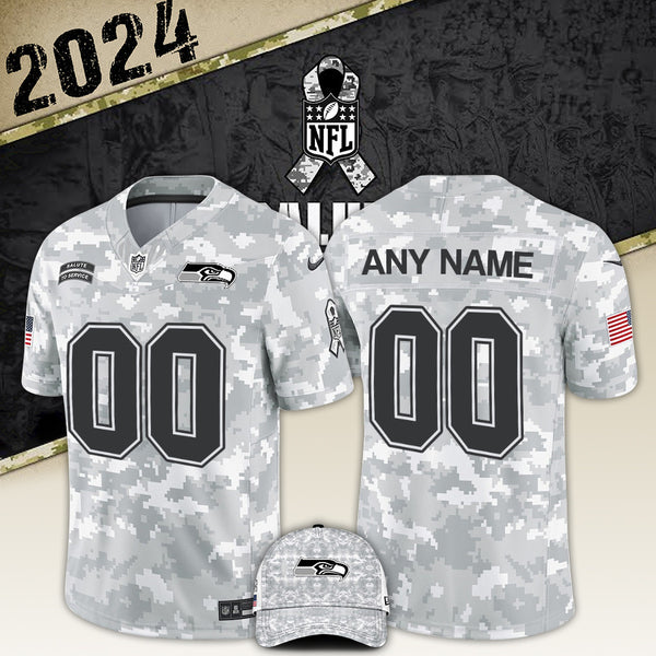 Seattle Seahawks Arctic Camo 2024 Salute to Service Club Flash Sale! Jersey Limited Editions