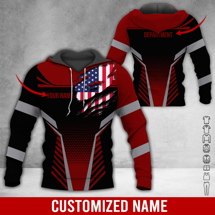 Custom Workwear Style 3D All Over Printed Clothes DV898