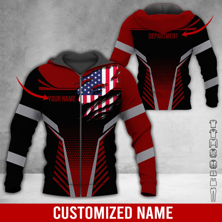 Custom Workwear Style 3D All Over Printed Clothes DV898