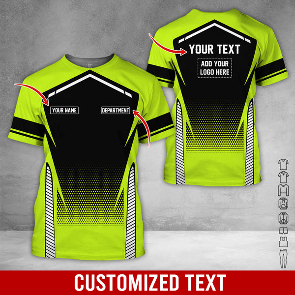Personalized Name And Text Color Over Printed Clothes NJ721