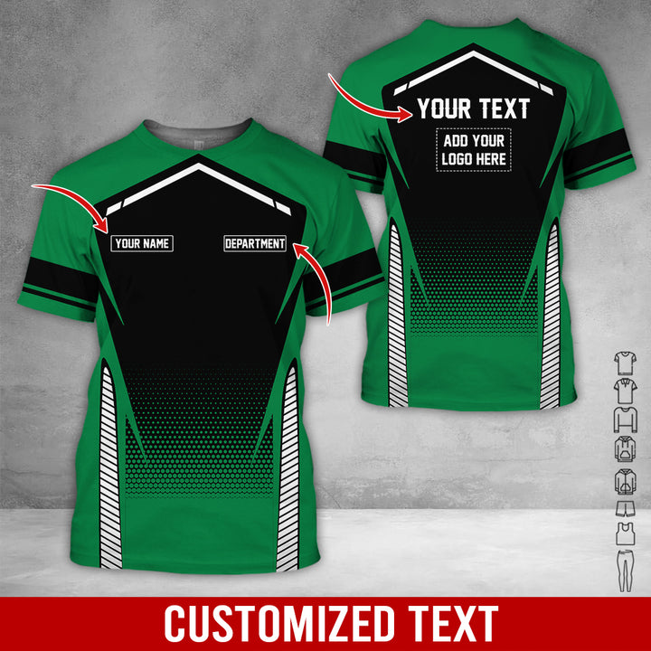 Personalized Name And Text Color Over Printed Clothes NJ721