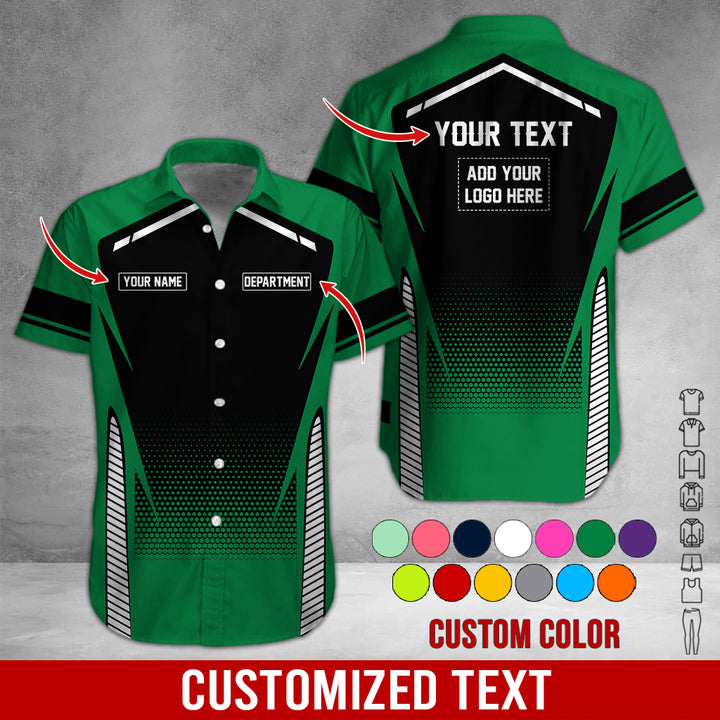 Personalized Name And Text Color Over Printed Clothes NJ721