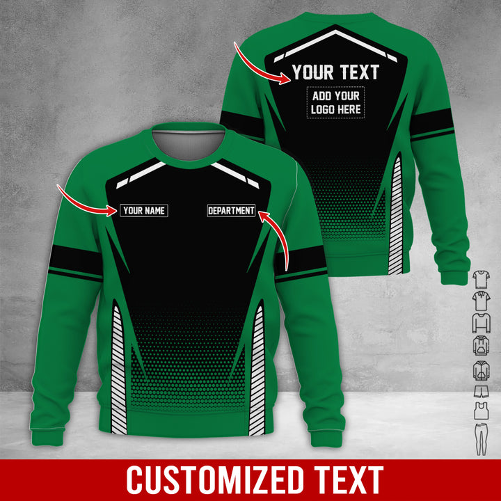 Personalized Name And Text Color Over Printed Clothes NJ721