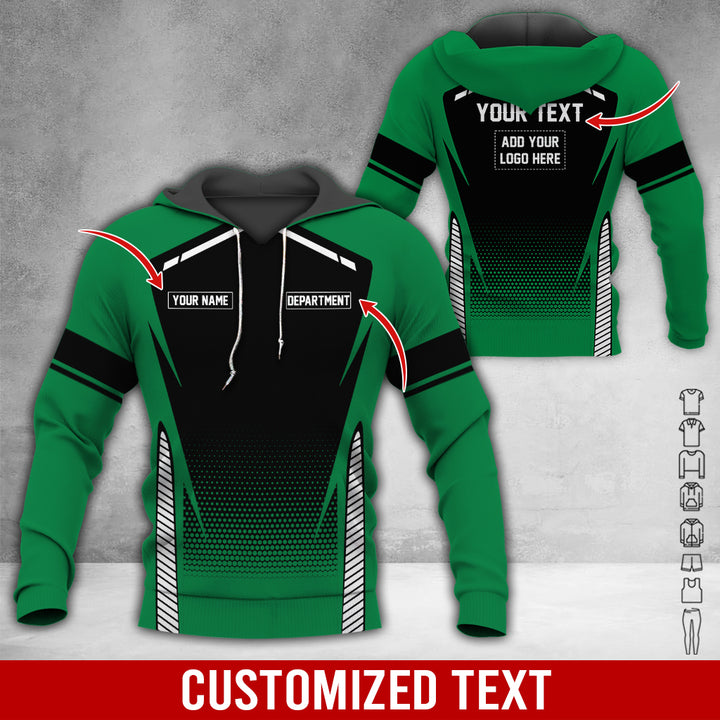 Personalized Name And Text Color Over Printed Clothes NJ721