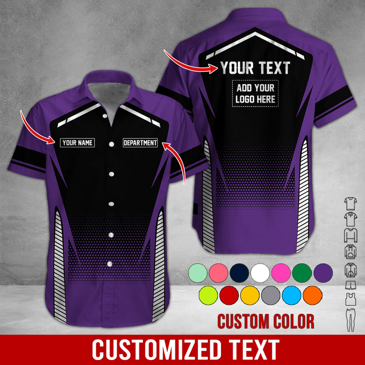 Personalized Name And Text Color Over Printed Clothes NJ721