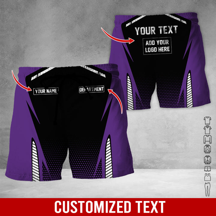 Personalized Name And Text Color Over Printed Clothes NJ721