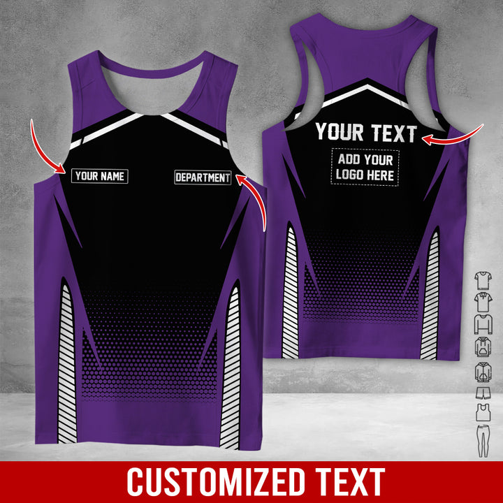 Personalized Name And Text Color Over Printed Clothes NJ721