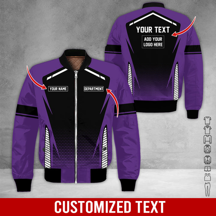 Personalized Name And Text Color Over Printed Clothes NJ721