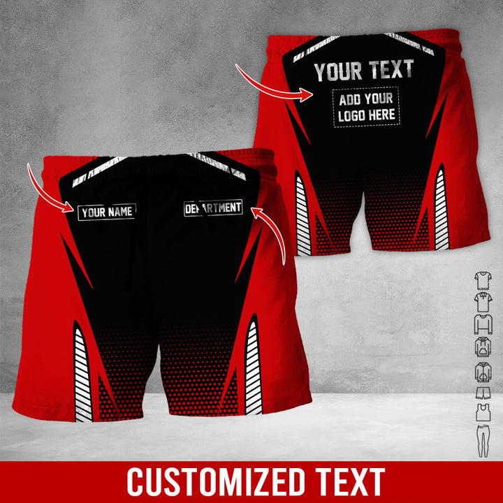 Personalized Name And Text Color Over Printed Clothes NJ721