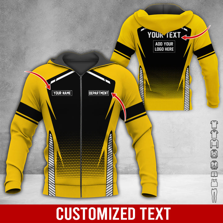Personalized Name And Text Color Over Printed Clothes NJ721