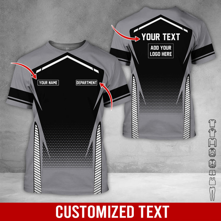 Personalized Name And Text Color Over Printed Clothes NJ721