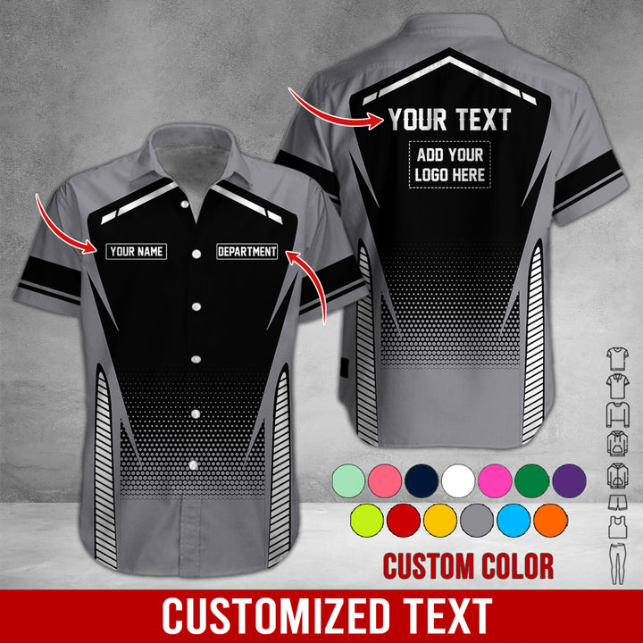 Personalized Name And Text Color Over Printed Clothes NJ721