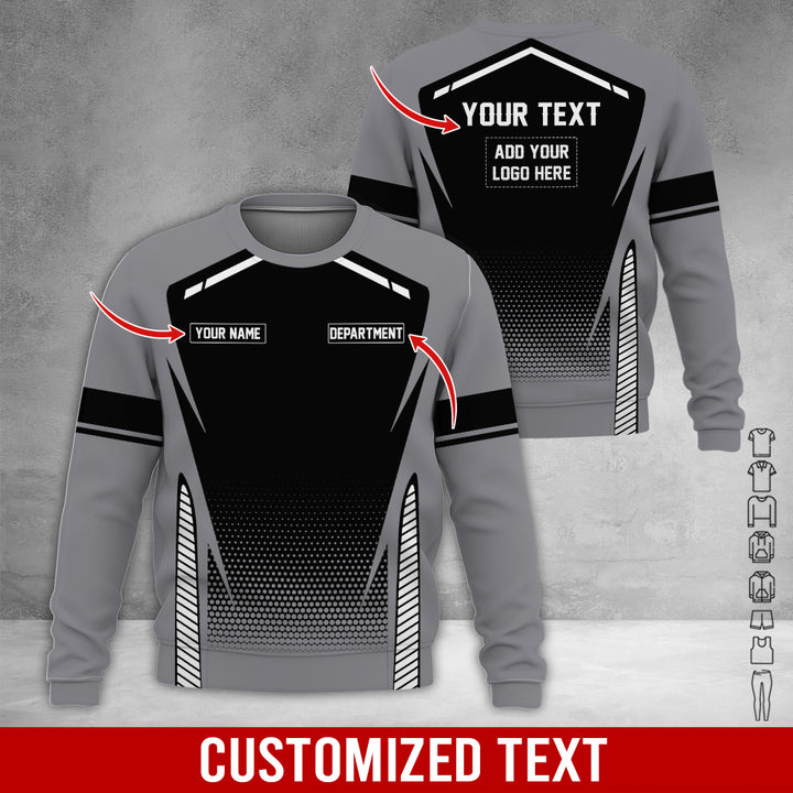 Personalized Name And Text Color Over Printed Clothes NJ721
