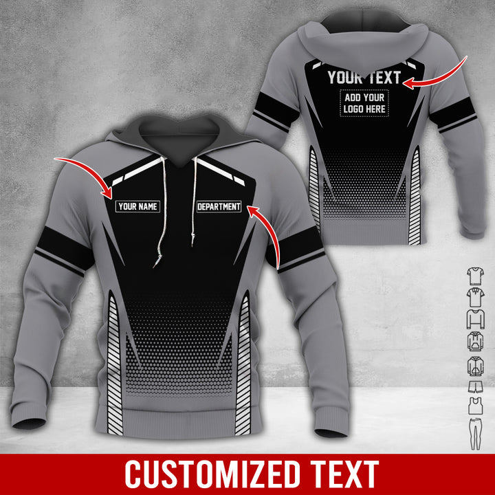 Personalized Name And Text Color Over Printed Clothes NJ721