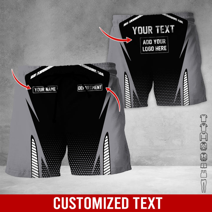 Personalized Name And Text Color Over Printed Clothes NJ721