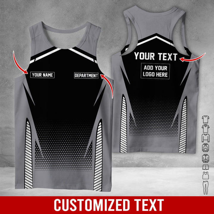 Personalized Name And Text Color Over Printed Clothes NJ721