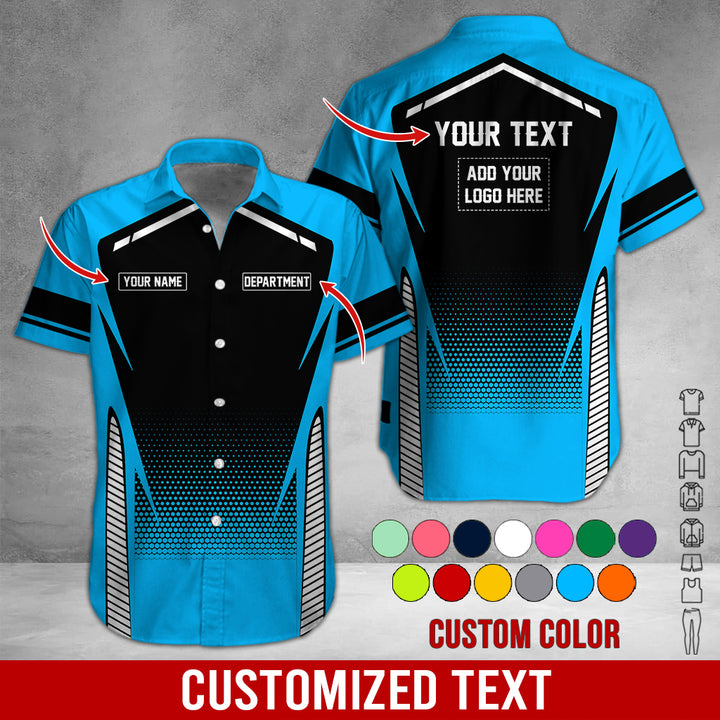 Personalized Name And Text Color Over Printed Clothes NJ721