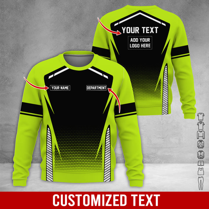 Personalized Name And Text Color Over Printed Clothes NJ721