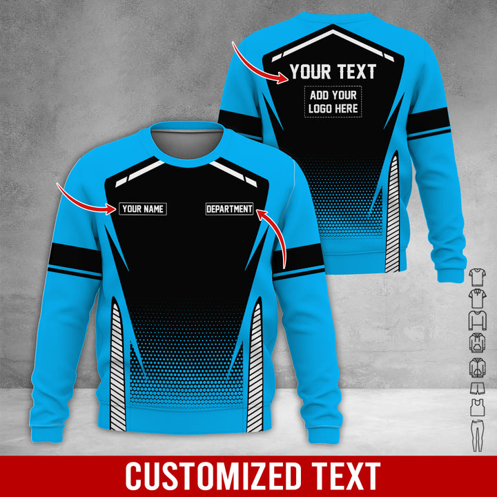 Personalized Name And Text Color Over Printed Clothes NJ721