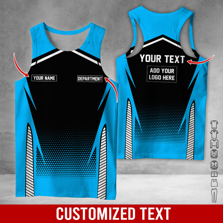 Personalized Name And Text Color Over Printed Clothes NJ721