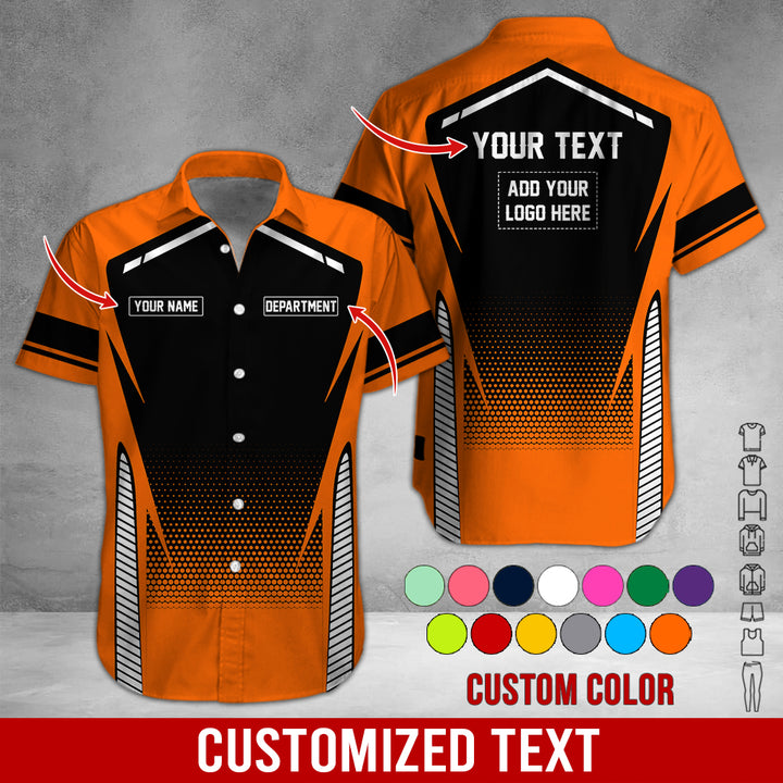 Personalized Name And Text Color Over Printed Clothes NJ721