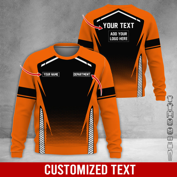 Personalized Name And Text Color Over Printed Clothes NJ721