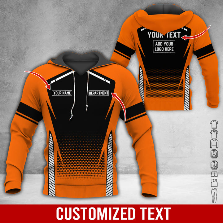 Personalized Name And Text Color Over Printed Clothes NJ721