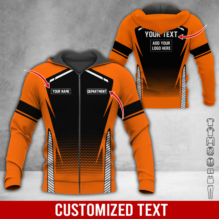 Personalized Name And Text Color Over Printed Clothes NJ721