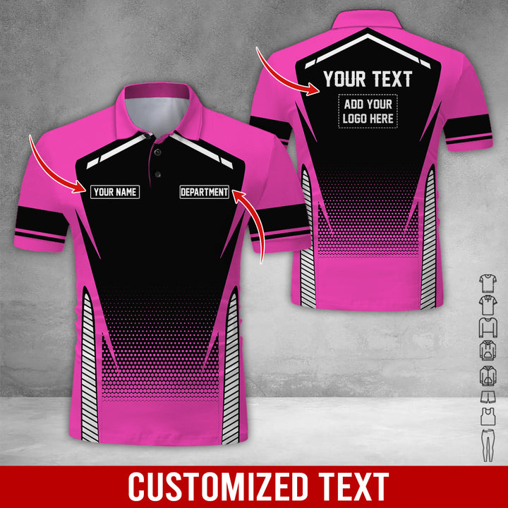Personalized Name And Text Color Over Printed Clothes NJ721