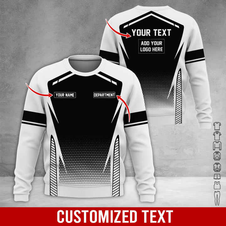 Personalized Name And Text Color Over Printed Clothes NJ721